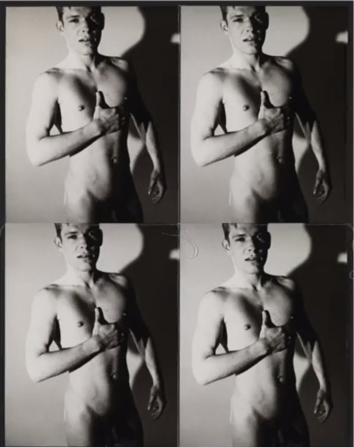 Andy Warhol, Male Nude, 1987.